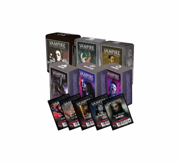 Combo VtES 5ª Edição + Sangue Novo + Deck 30 Anos (Acompanha Cartas Promocionais)