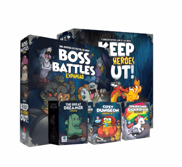 Keep the Heroes Out - COMBO (Base + Boss + Dreamer + Cozy + Sparkling)